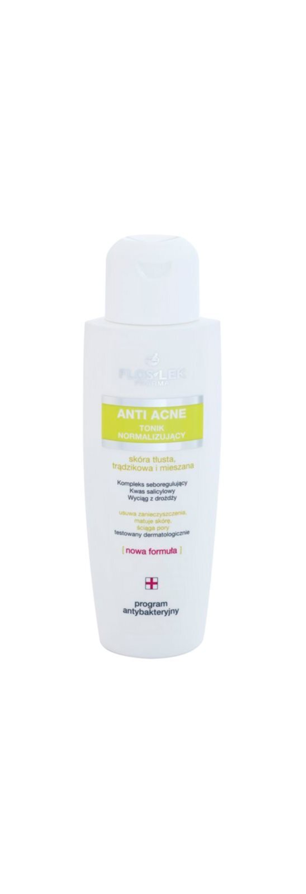 FlosLek Pharma Anti Acne - нормализующий тоник, уменьшающий выработку кожного сала /   200  ml  / GTIN 5905043001890