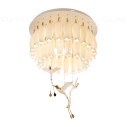 Люстра Cloyd ARGANA C42 / Ø79 см - керамика - E14 - белый (арт.11237)