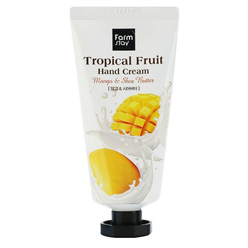 Крем для рук с маслом ши и манго FARMSTAY Tropical Fruit Hand Cream Shea Butter&amp;Mango 50 мл