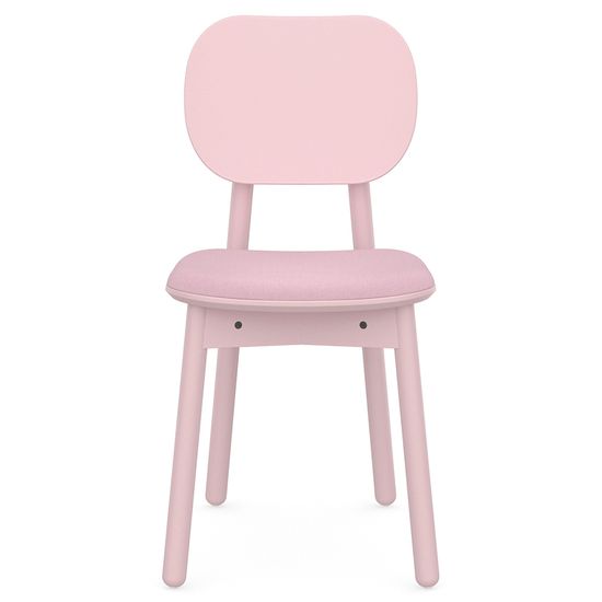 Стул saga, рогожка, розовый