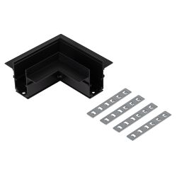 Коннектор ЭРА TRM-R20-CC BK для магнитного шинопровода угловой черный для системы NOVA | Магнитный шинопровод и аксессуары