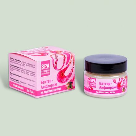Баттер-анфлераж "На лепестках розы" увлажняющий
