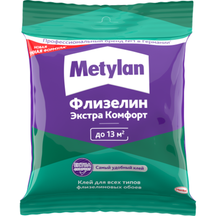 Клей для обоев Метилан 3000298 Флизелин Экстра Комфорт 90 гр.