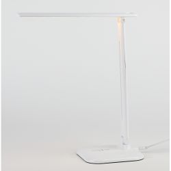 Настольный светильник ЭРА NLED-462-10W-W светодиодный белый | Светодиодные настольные лампы