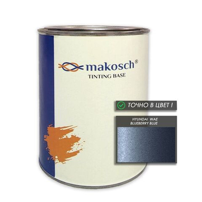 Автоэмаль makosch/HYUNDAI WAE, Базовая эмаль, синий, перламутр, 800мл.