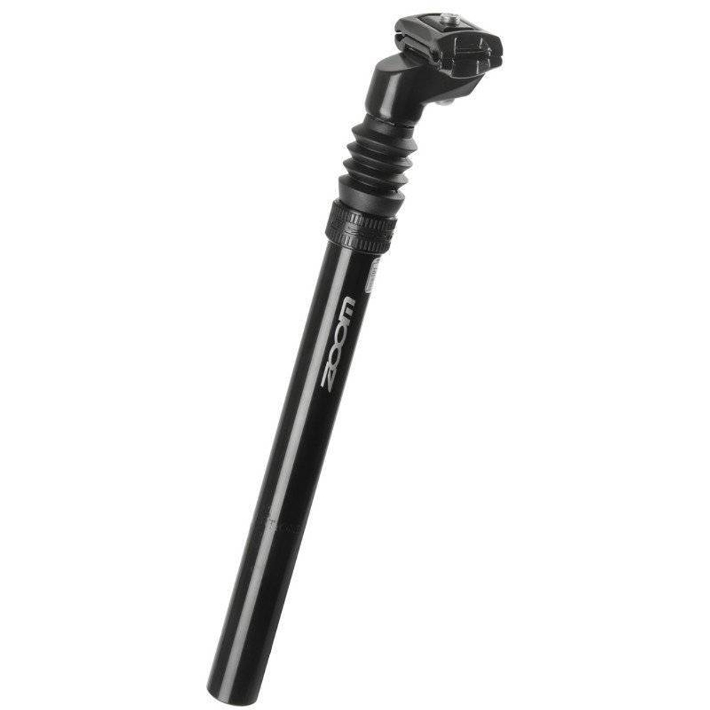 Подседельный штырь ZOOM амортизационный 31.6x300 mm, ход 50 мм, алюм., черный SPS-C372  27.2MM