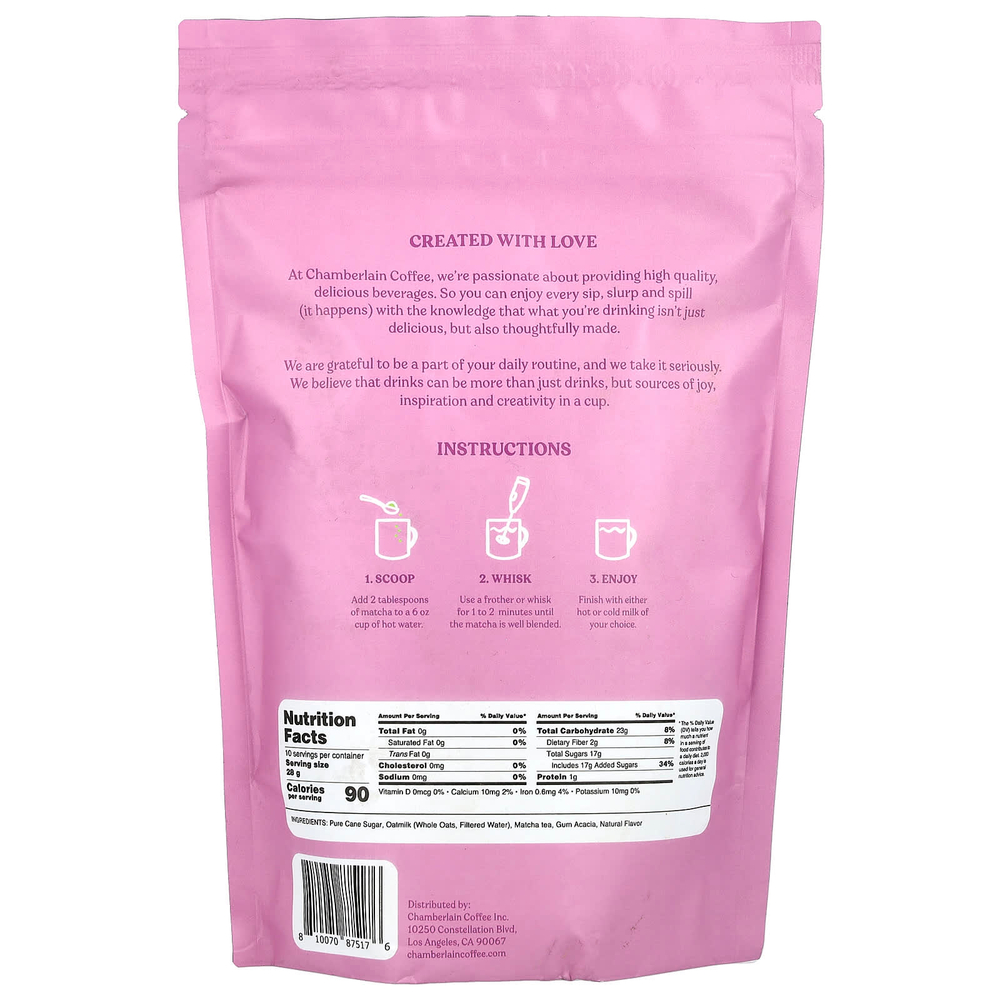 Chamberlain Coffee, Латте с лавандой и овсяным молоком, 283 г (10 унций)