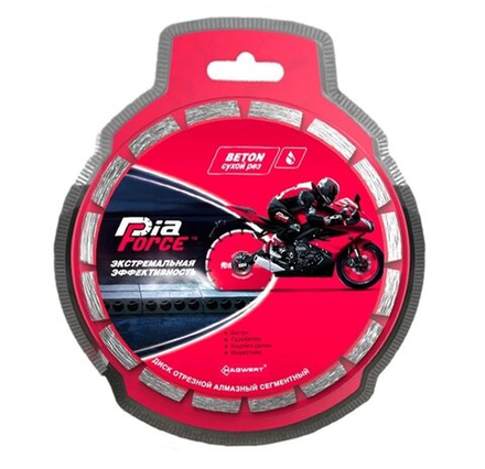 Диск алмазный по бетону DIAFORCE TURBO 230х2,7х22,23мм сухой рез