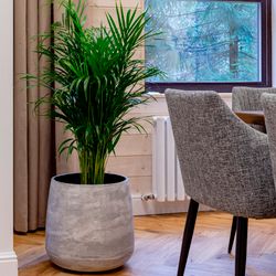 Кашпо CUBE CONCRETE GREY LIGHT 30x30x30