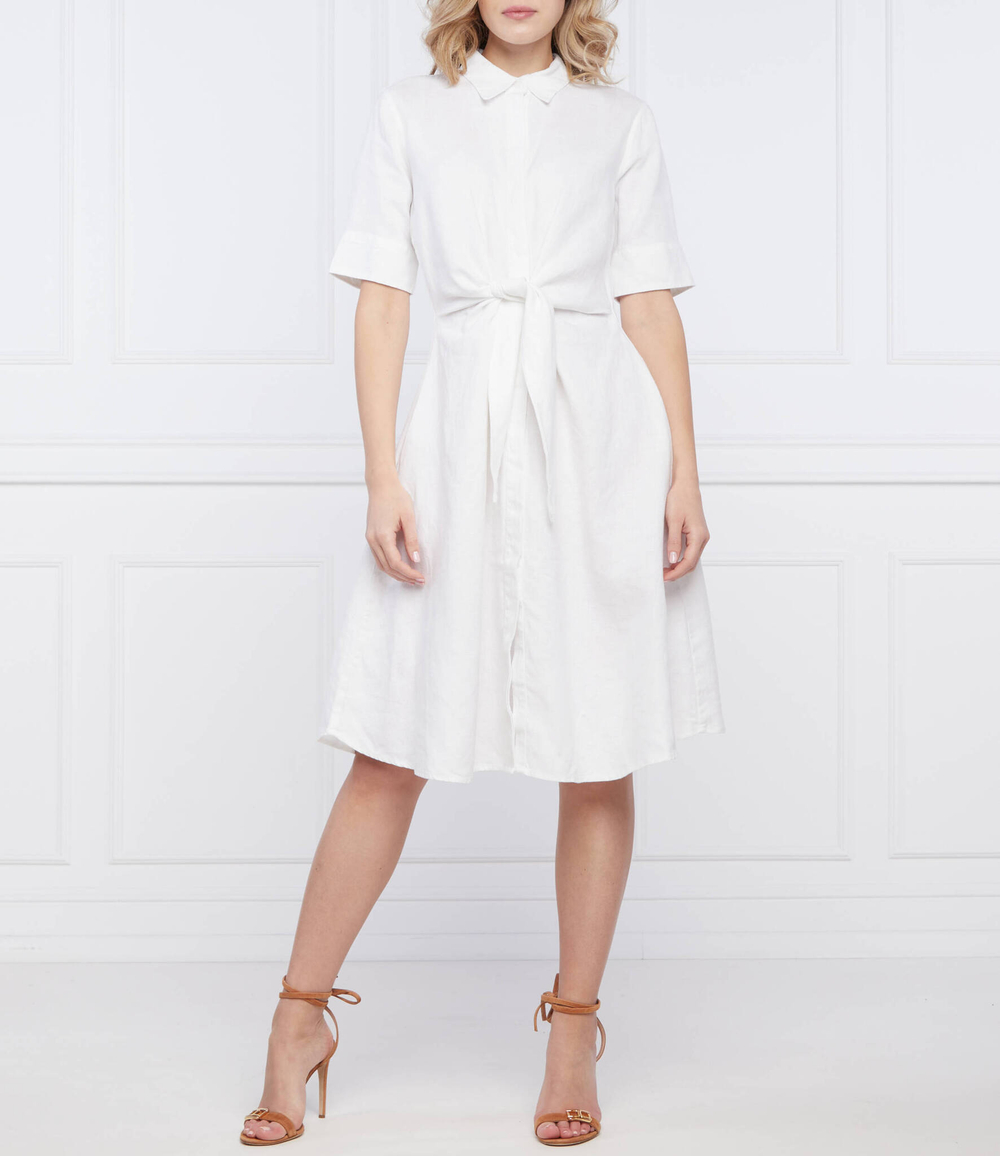 льняное платье wakana LAUREN RALPH LAUREN - белый(200831364)