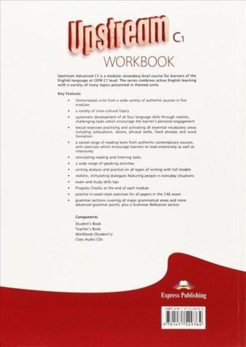 Upstream Advanced C1. Workbook Student's (3rd edition). Рабочая тетрадь