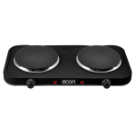Плита электрическая Econ, ECO-232HP, 2000 Вт, 2 конф, эмаль, механ, пер повор, чер
