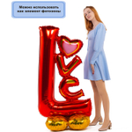Фольгированный шар-фигура «LOVE» AIR, 147 см