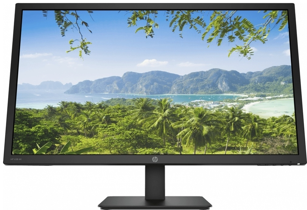 Монитор HP V28 черный
