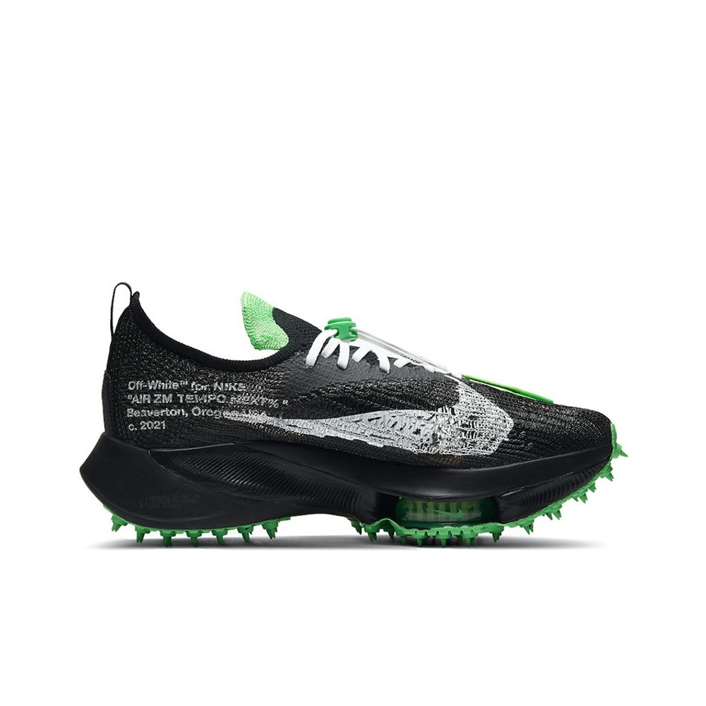Nike Air Zoom Tempo Next% Flyknit Off White Black Scream Green