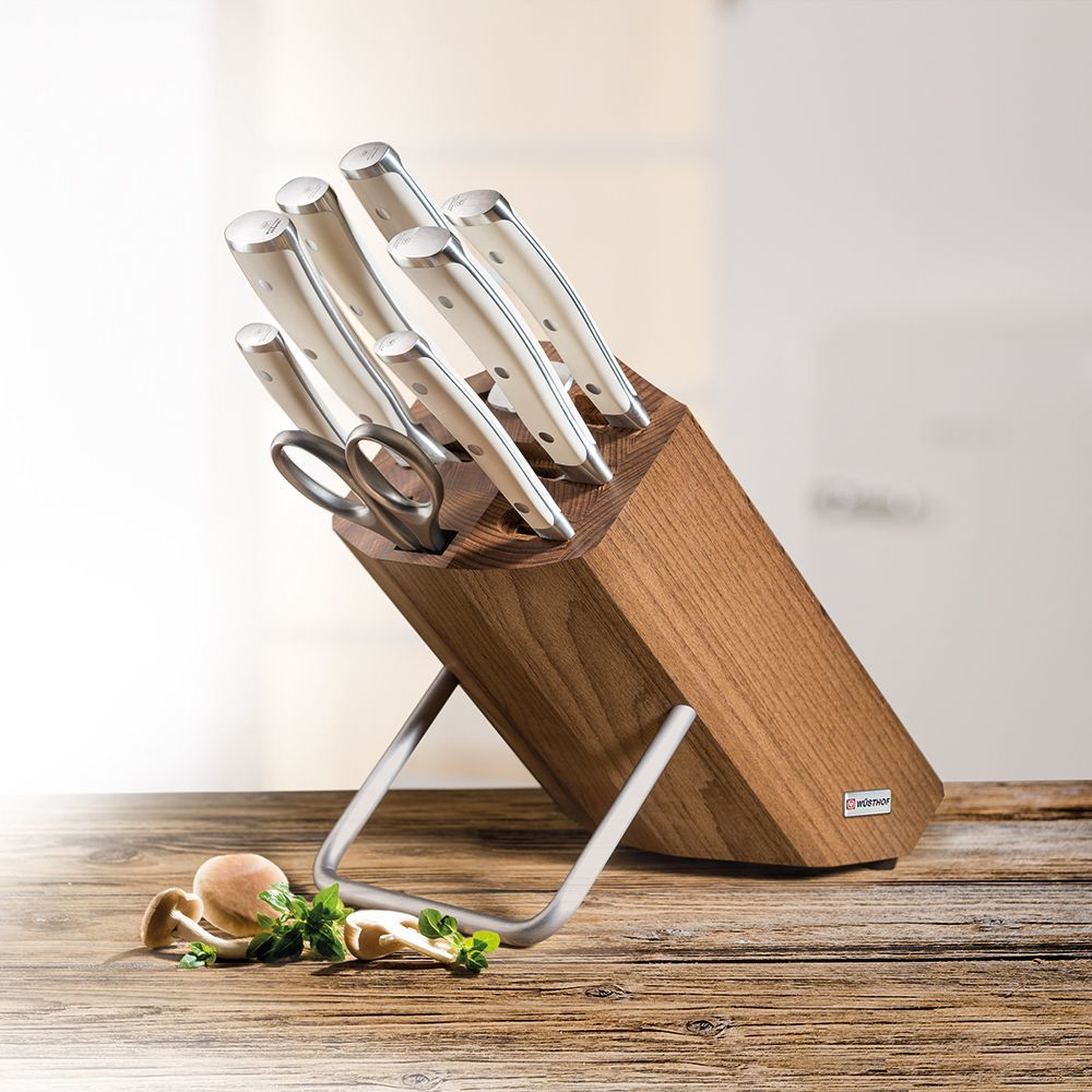 Нож кухонный для мяса 20см Wuesthof Ikon Cream White Германия фото