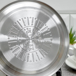 Чайник 3л нерж со свистком, индукция, бакелитовая ручка, Z-4521