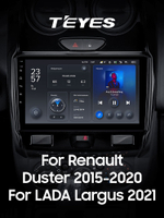 Teyes X1 9"для Renault Duster, LADA Largus 2015-2021