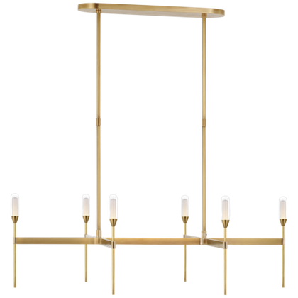 Люстра Visual Comfort Overture Medium Uplight Linear Chandelier