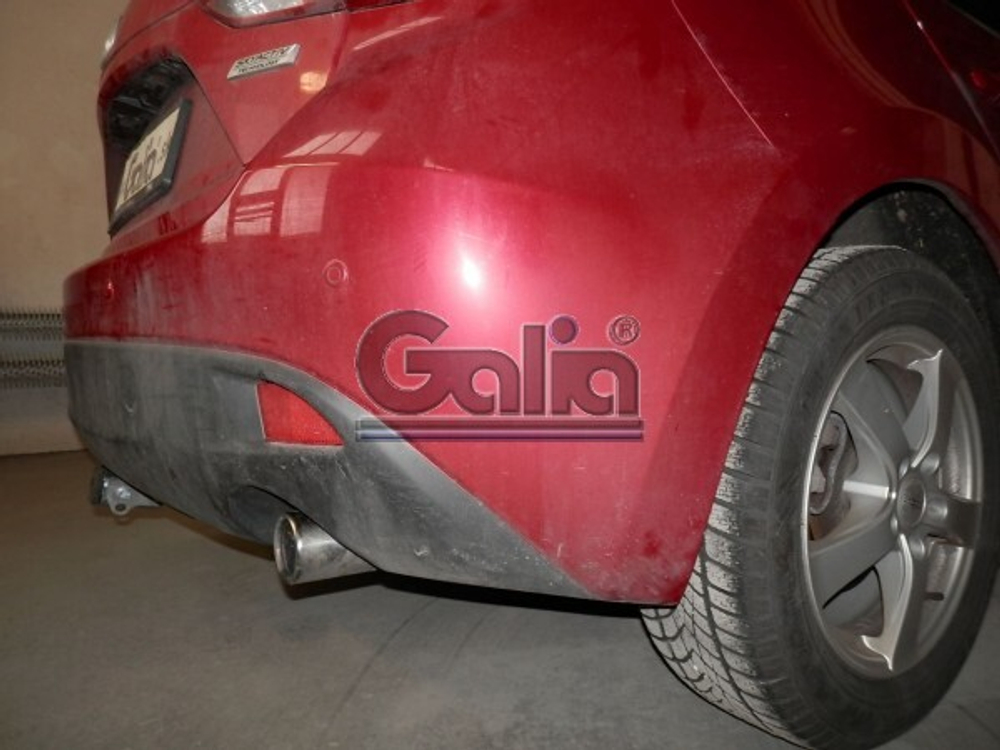 Фаркоп оцинкованный Galia M132A для Mazda 3 хетчбек 2014-(паспорт и сертификат в комплекте)(без электрики)