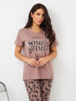 Пижама х/б бриджи+футболка УБФ0036