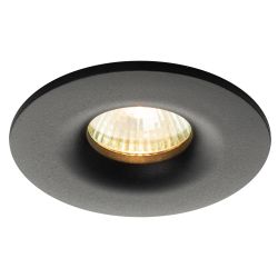 Встраиваемый светильник алюминиевый ЭРА KL105 BK MR16 GU5.3 черный