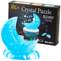 3D-Пазл Луна-Полумесяц Голубая, Crystal Puzzle