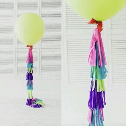 Большой воздушный шар Салатовый, 60 см.