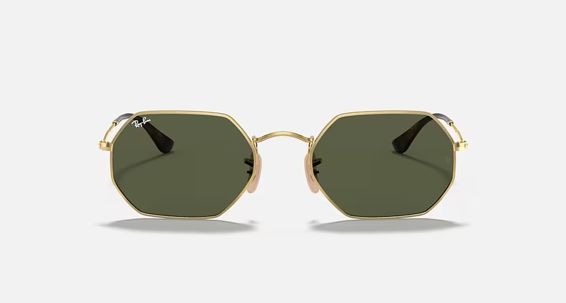 Occhiali ray ban hexagonal neri 2025