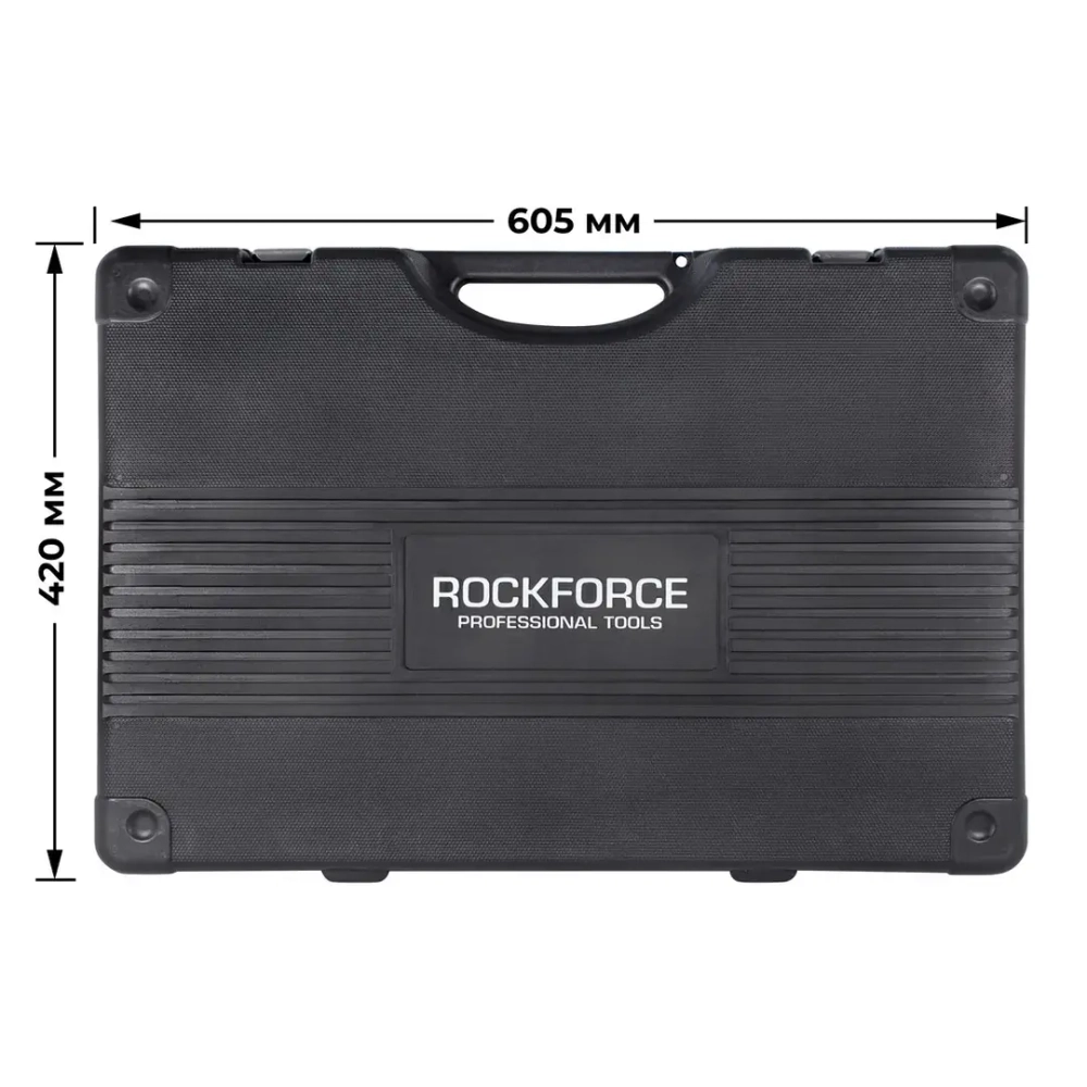 Набор инструментов 128 пр.1/4''1/2''(6гр.)(головки 4-32мм, ключи 6-32мм) RockForce##Rock FORCE RF-41282-5