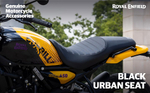 Водительское сиденье Royal Enfield, тип - "Urban", черного цвета, арт. KXA00474