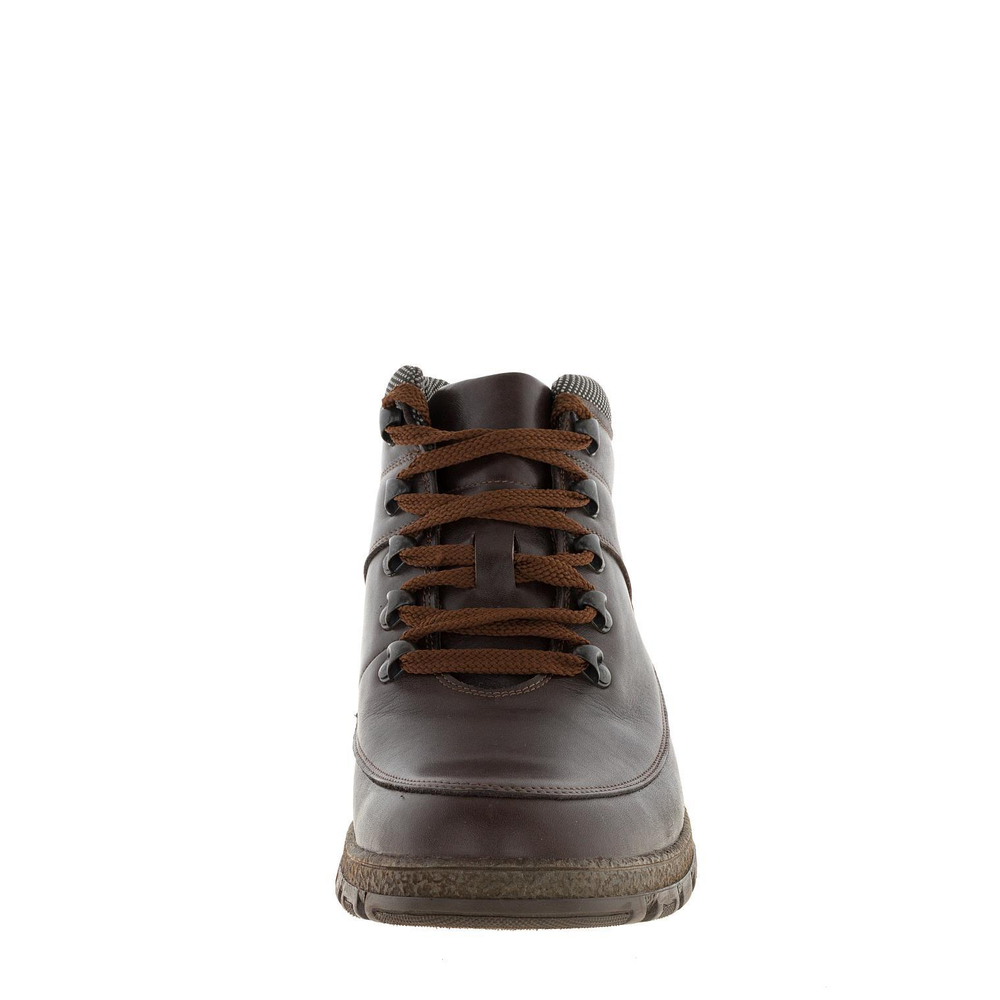 636316 Ботинки мужские коричневые кожа