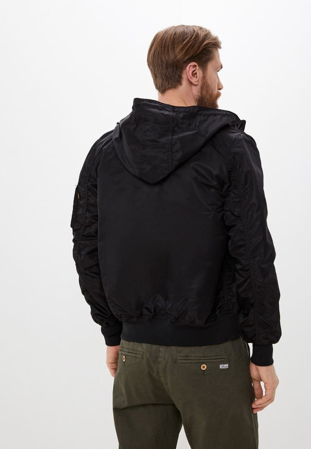 Куртка Бомбер L-2B Hooded GEN II (черная - black)