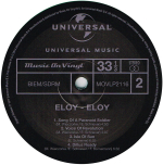 Eloy / Eloy (Coloured Vinyl)(LP)