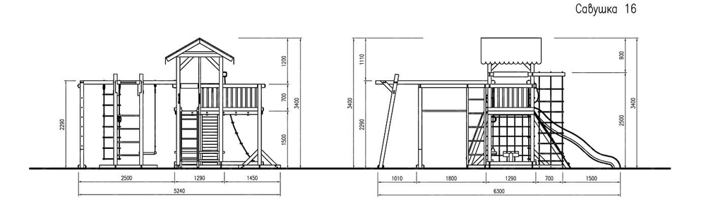 Детская площадка Савушка - 16