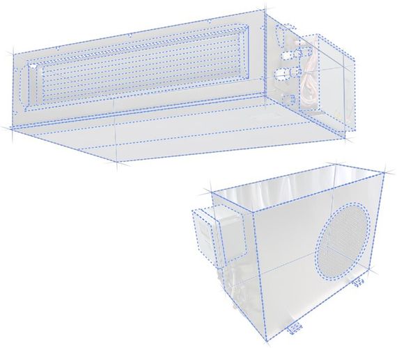 Канальный кондиционер VENTEX Сh-7000