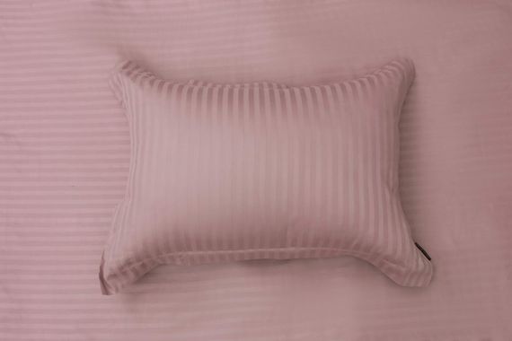 Моне (чайная роза) страйп сатин Евро 4н