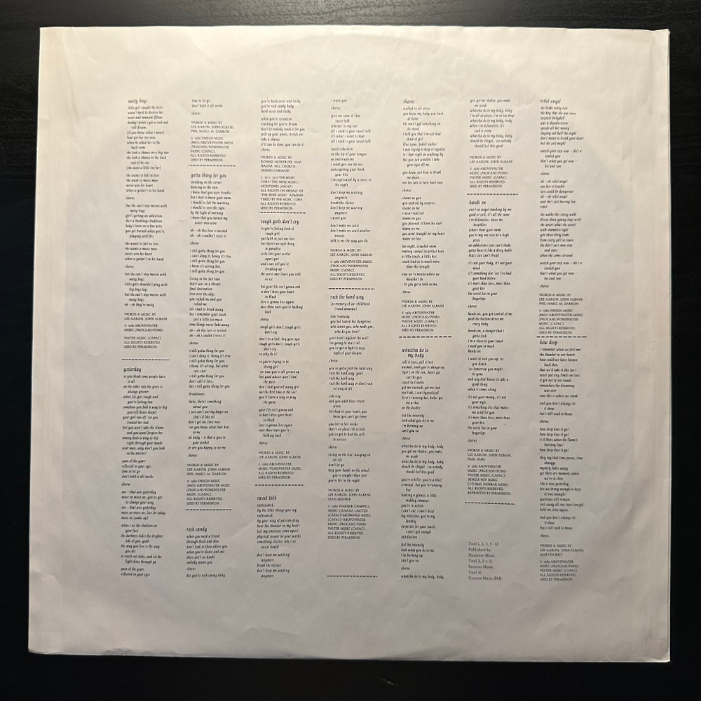 Lee Aaron - Bodyrock (Германия 1989г.)