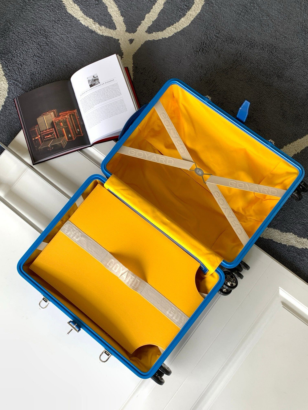 Goyard Bourget PM Trolley Case
