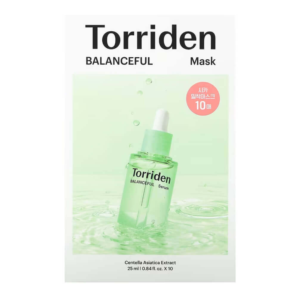 Липосомальная тканевая маска с CICA-комплексом Torriden Balanceful Cica Mask, 25мл, шт