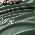 Комплект постельного белья Сатин-Шелк Я IN LOVE на резинке LVR010