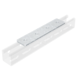 Пластина соединительная, длина 190 мм, 4отв., нержавеющая сталь AISI 304