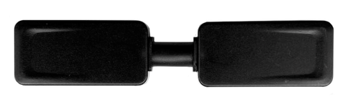 CLARUS Коннектор прямой (гибкий) 48V для магнитного ультратонкого шинопровода, черный, 100 шт