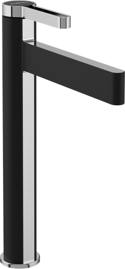 Смеситель для раковины STWORKI Лександ S09020BC матовый черный, хром