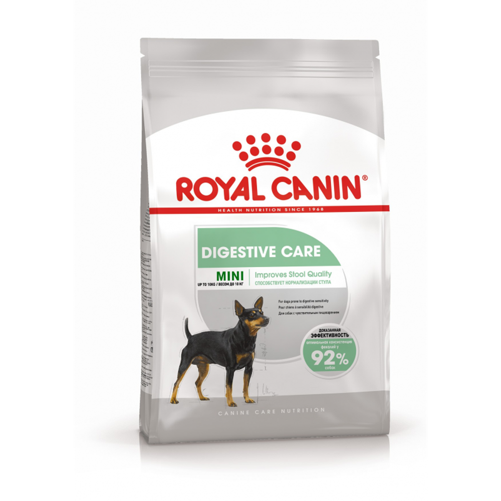 Royal Canin Mini Digestive Care Мини Дайджестив кэа Корм сухой для взрослых собак мелких пород с чувствительным пищеварением 1кг