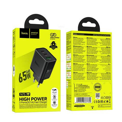 Hoco N75 Grande 65W(2C1A) зарядное устройство