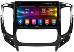 Магнитола для Mitsubishi L200 2015-2019 (климат), Pajero Sport 3 2016-2023 (МКПП), FIAT Fullback - Carmedia OL-9567-2 IPS, Android 10, 8 ядер (TS18), 4G SIM-слот