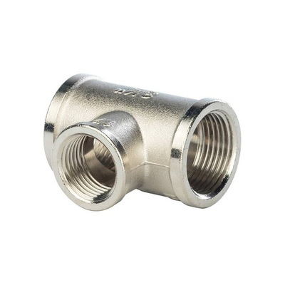 Тройник с внутренней резьбой переходной STOUT SFT 0022 - 3/4" x 1/2" x 3/4" (латунь никелированная)