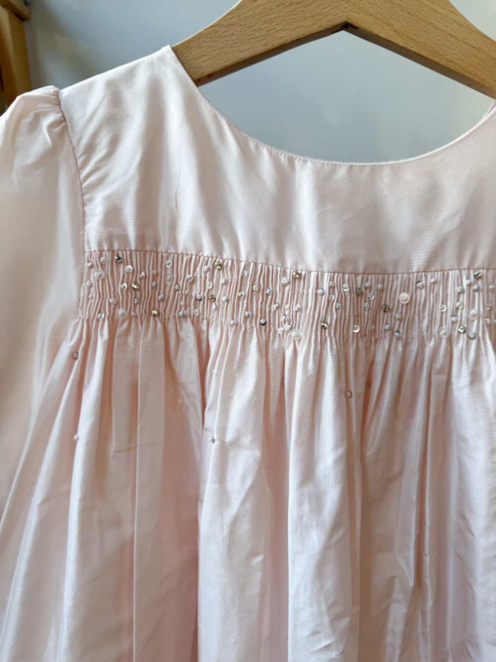 Новое шелковое платье Bonpoint, 128