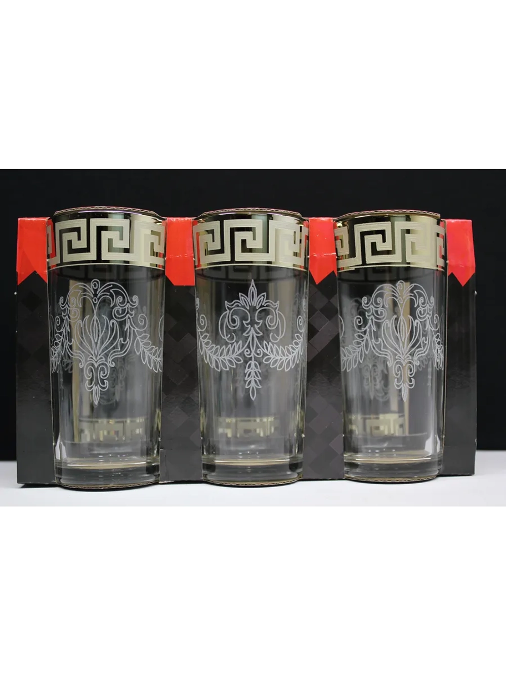 Стакан для напитков сока и воды высокие